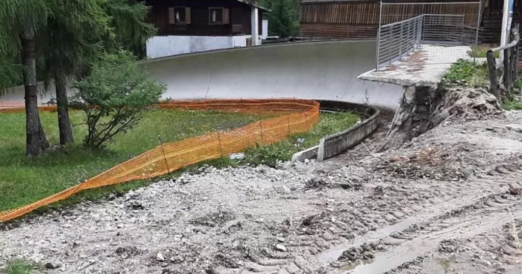 La sfida della costruzione della pista di bob per il 2026 20240203 184003