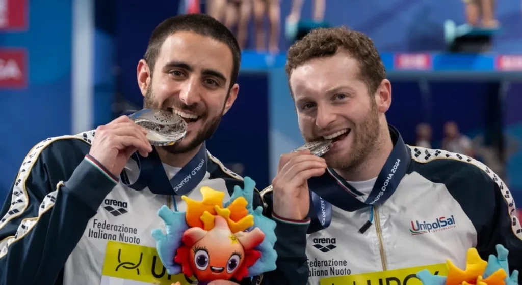 Mondiali sport acquatici a Doha: Argento per Tocci e Marsaglia nei tuffi 20240204 185111