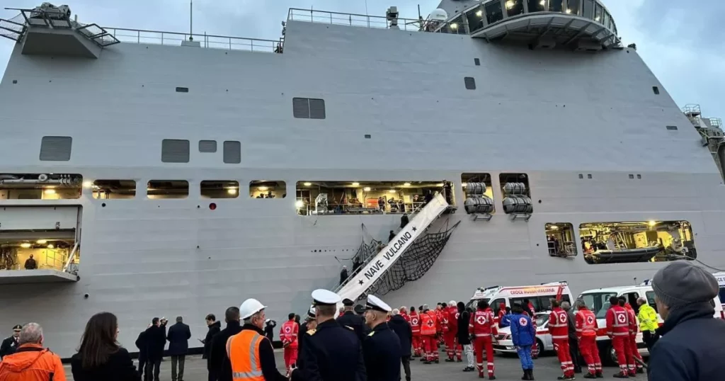 Bambini Palestinesi Feriti Arrivati a La Spezia a Bordo della Nave della Marina: Solidarietà Internazionale e Impegno Italiano 20240205 103111 1