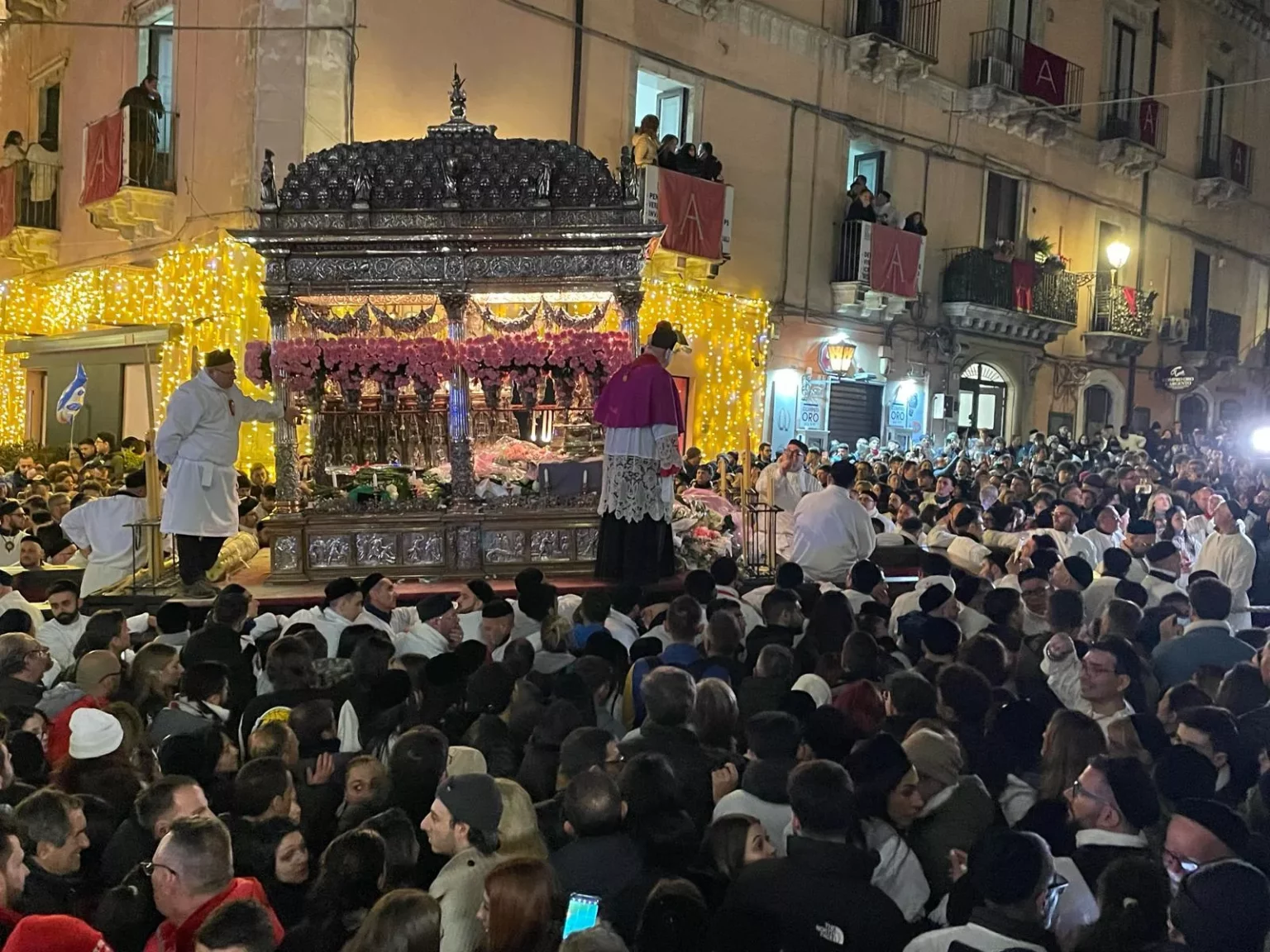 Processione dei Cappuccini a Catania: l’intervento dell’Arcivescovo Renna 20240205 134419
