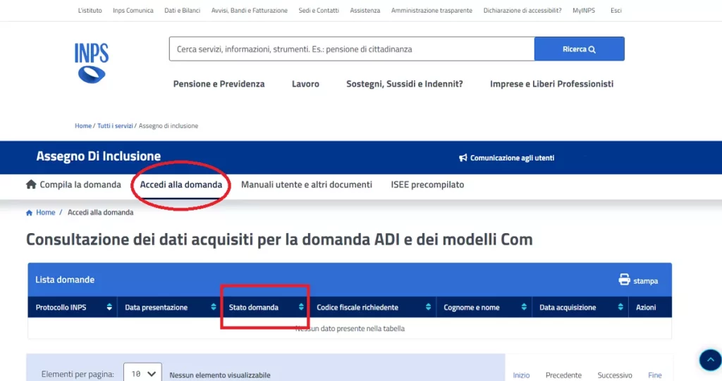 Verifica dell’esito della domanda INPS: istruzioni chiare e utili per il controllo 20240206 192835