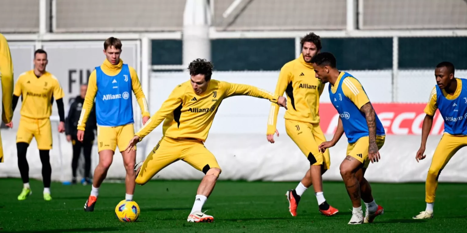 Chiesa in gruppo, Vlahovic in dubbio: Allegri sorride 20240207 175342 1