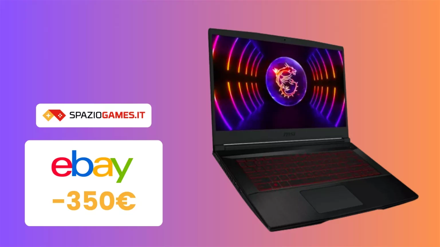 Offerta Speciale: Notebook Gaming MSI Thin GF63 con GeForce RTX 4050 a soli 999€! 20240208 005720