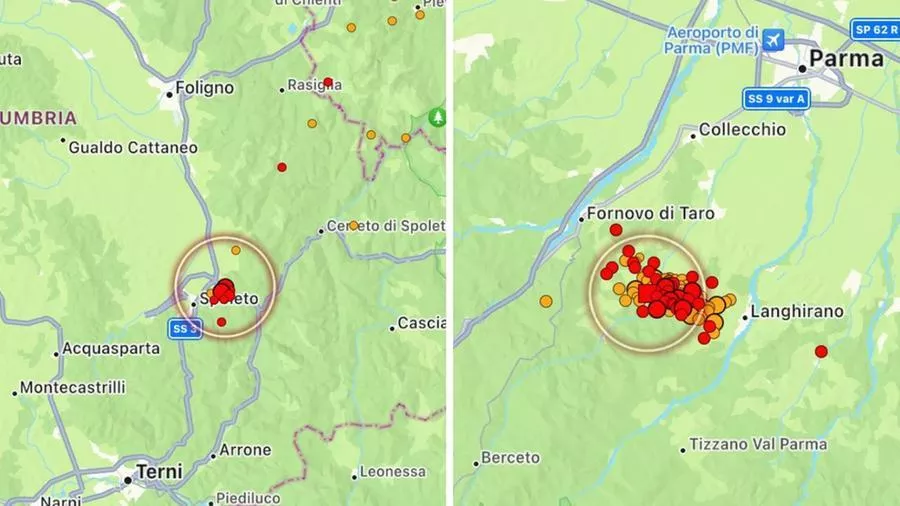 Terremoti in Italia Centrale: Scosse in Umbria e Parma, Paura e Misure di Sicurezza 20240209 141431