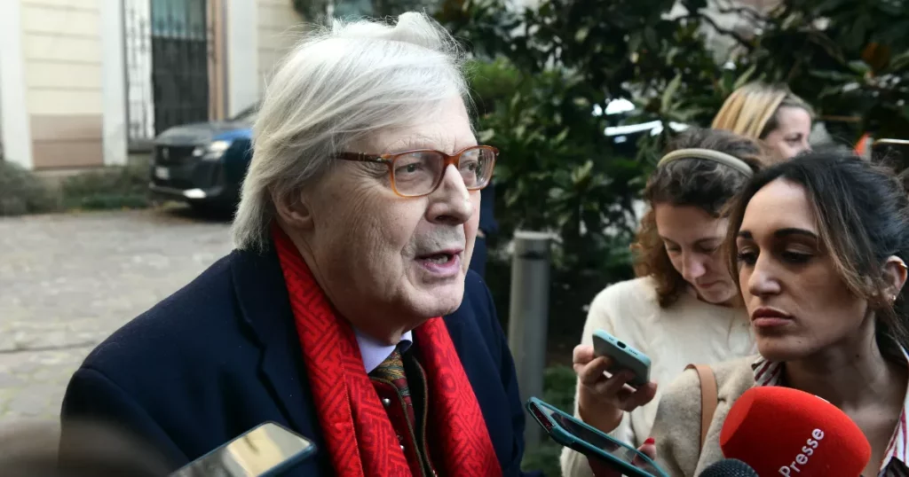 Vittorio Sgarbi si dimette dopo incontro con Giorgia Meloni: fine alla saga delle dimissioni 20240210 051031 1