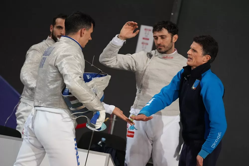 Scherma: Gli Sciabolatori Azzurri Quinti a Tbilisi 20240211 164244