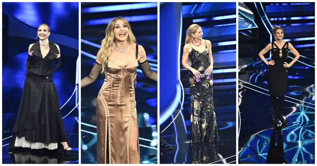 Il Ritorno di Lorella Cuccarini a Sanremo 2024: Eleganza, Stile e Sostenibilità 20240213 023007