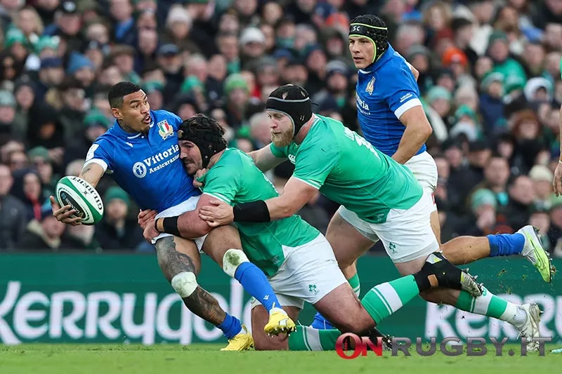 Ascolti TV in calo per Irlanda-Italia nel Sei Nazioni 2024 20240213 132824