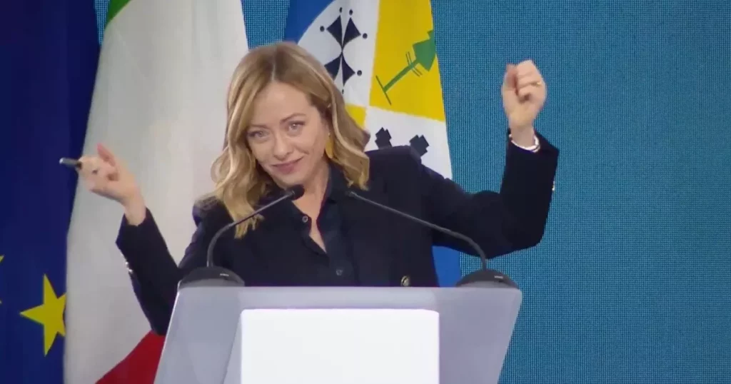 Giorgia Meloni e la Priorità dei Lavori per la Coesione: Critiche e Risposte 20240216 163724 1