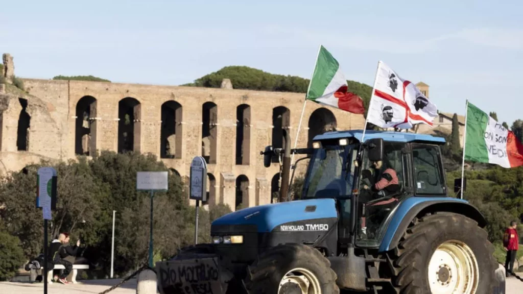 Protesta degli agricoltori a Roma: solidarietà e determinazione per difendere l’agricoltura italiana 20240217 194551
