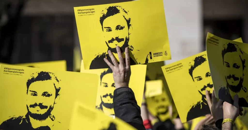 Giustizia per Giulio Regeni: Il processo contro gli ufficiali egiziani inizia a Roma 20240220 043407 1