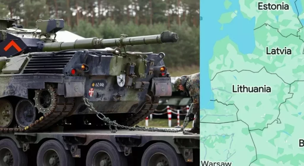 Lituania: preparativi difensivi contro minaccia russa con carri armati Leopard 2 20240224 222226
