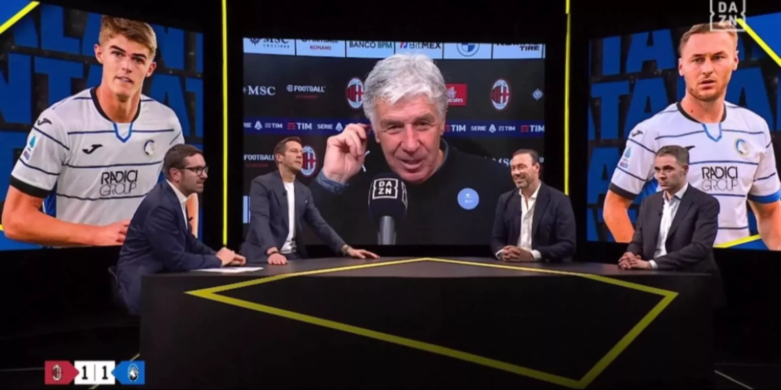 Gasperini critico sul calcio moderno: la sua reazione in diretta 20240226 091902