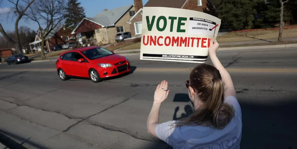 Primarie in Michigan: Voti in Bianco e Sfide Interne 20240228 084700 1