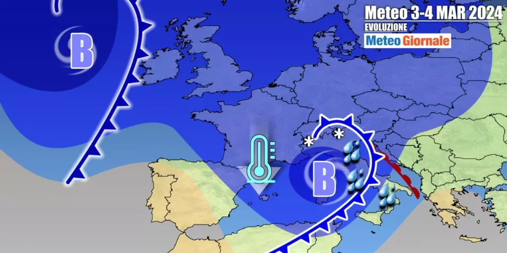 Ciclone Mediterraneo: Impatto e Prospettive sul Meteo Italiano 20240301 181459