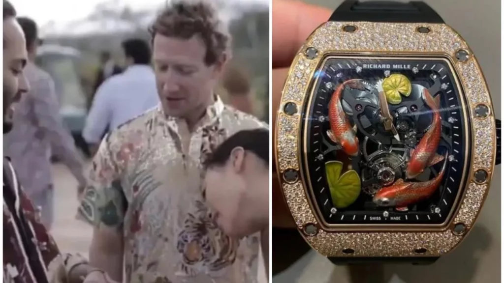 Mark Zuckerberg riceve un lussuoso regalo da Anant Ambani: un orologio da un milione di dollari 20240305 092022 1