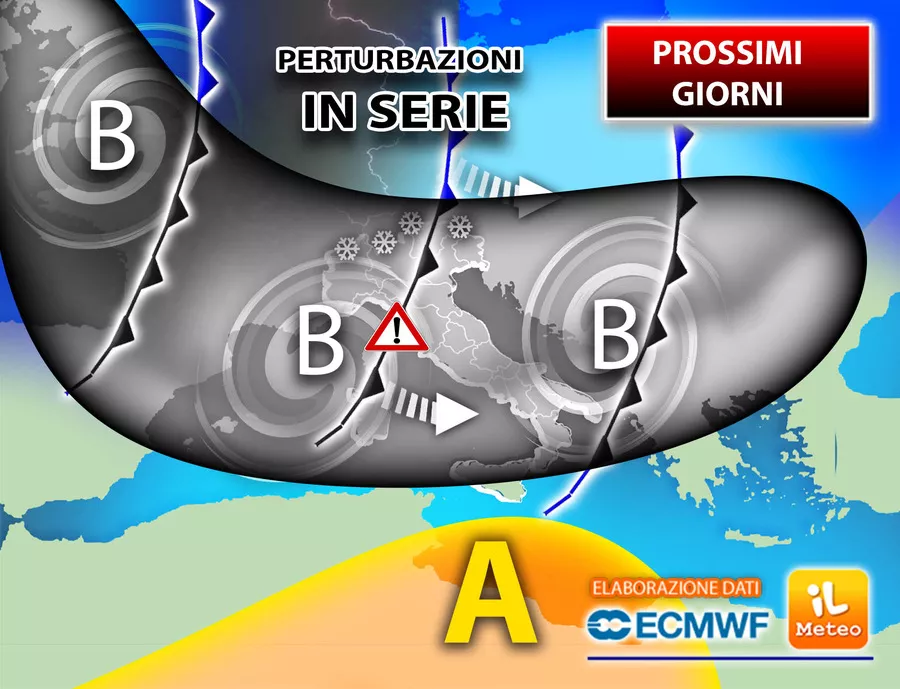 Maltempo in Serie: Previsioni Meteo per i Prossimi Giorni in Italia 20240305 104616