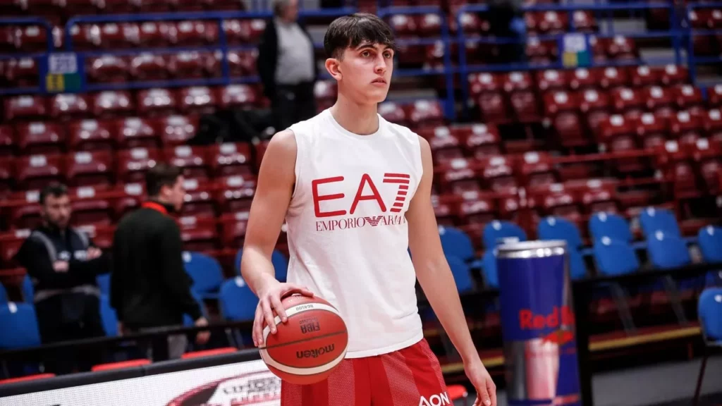 Il debutto trionfale di Francesco Marcucci in Serie A con l’Olimpia Milano 20240305 122735
