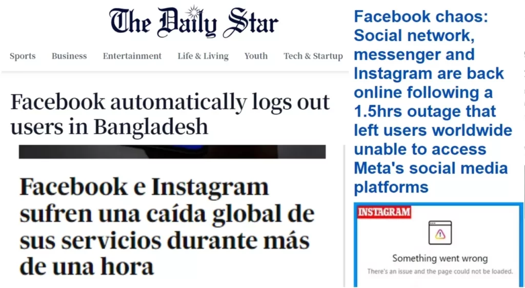 Il Grande Blackout di Facebook e Instagram: Impatto Globale e Reazioni Locali 20240306 114544