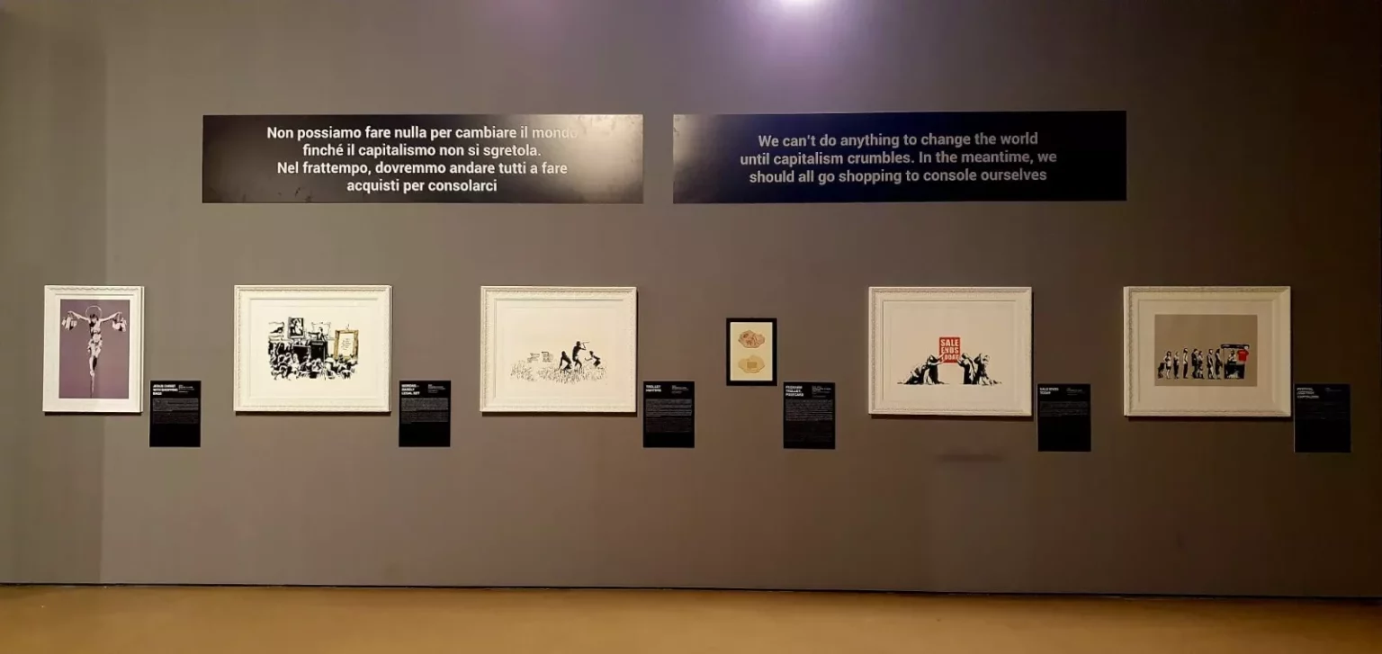 Banksy a Cervia: tra Denuncia Sociale e Messaggi di Pace, un’Esposizione Carica di Significato 20240307 182942