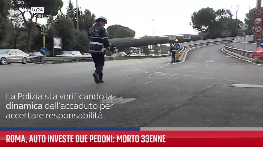 Tragedie a Roma: Due Pedoni Investiti da Auto in Incidenti Mortali 20240311 181312