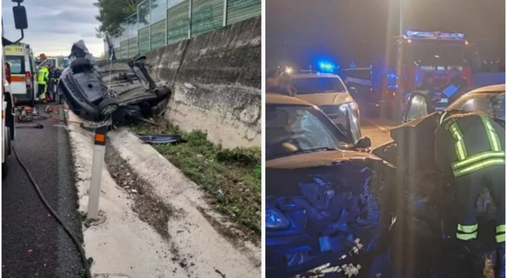 Gravissimo incidente sull’Autostrada A1 tra Colleferro e Anagni: giovane donna in condizioni critiche a causa di uno pneumatico staccatosi da un’auto 20240315 181550