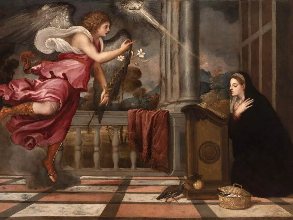 L’Annunciazione di Tiziano: tra gioventù e maturità, un restauro che rivela segreti nascosti 20240402 085702