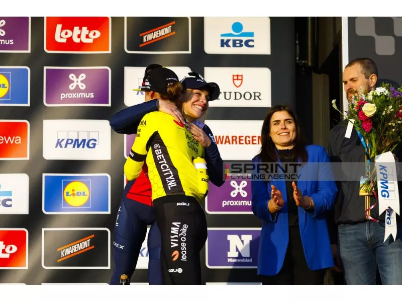 Letizia Paternoster: Il Trionfo alla Dwars door Vlaanderen e l’Ispirazione del Ciclismo Femminile 20240402 085759