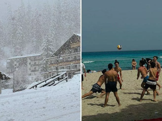 Pasqua in Italia: contrasti climatici, rischio valanghe sulle Alpi e riflessioni di Vasco Rossi 20240402 085940
