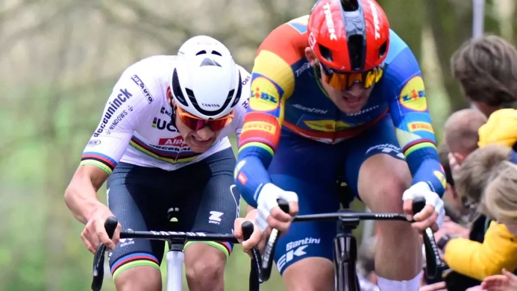 Trionfo di Mads Pedersen alla Gand-Wevelgem: la magia del Pavé 20240402 085952