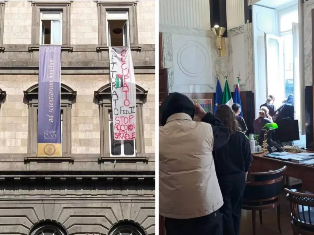 Occupazione al Rettorato della Federico II di Napoli: la protesta studentesca pro-Palestina scuote le fondamenta dell’università 20240408 113335