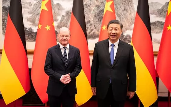 Scholz in Cina: un dialogo cruciale per la pace in Ucraina e le relazioni sino-tedesche 20240416 103406 1
