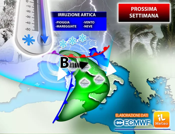 Italia Sotto il Freddo: Piogge, Vento e Nevicate – Previsioni Meteo e Impatti sull’Italia 20240422 093238 2