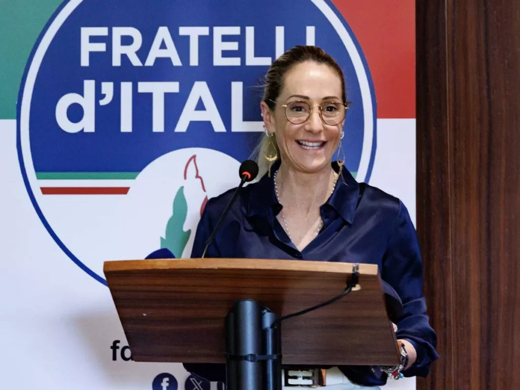 Arianna Meloni a Viterbo: il futuro di FdI, l’Italia e l’Europa 20240422 093332