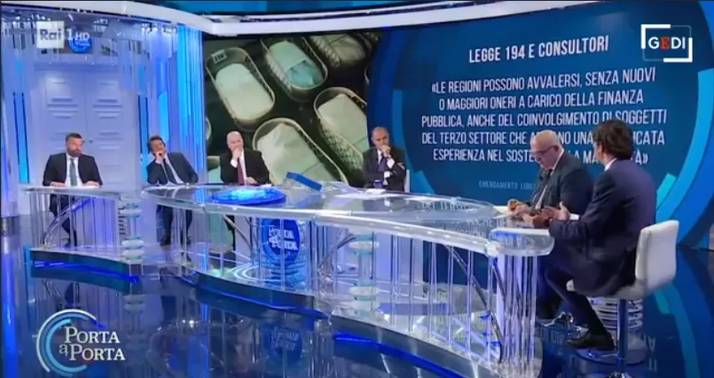 La controversia di Porta a Porta sull’aborto: il dibattito sulla rappresentatività femminile nei media 20240427 004853